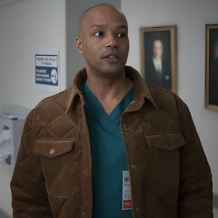 Dr Christopher Turk Scrubs Revival Quilted Jacket - Image 1